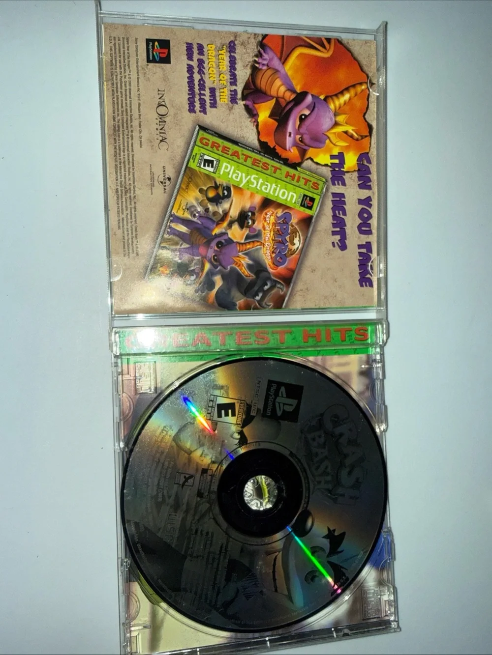 Sony Crash Bash PlayStation Game — Blue & Green Cover